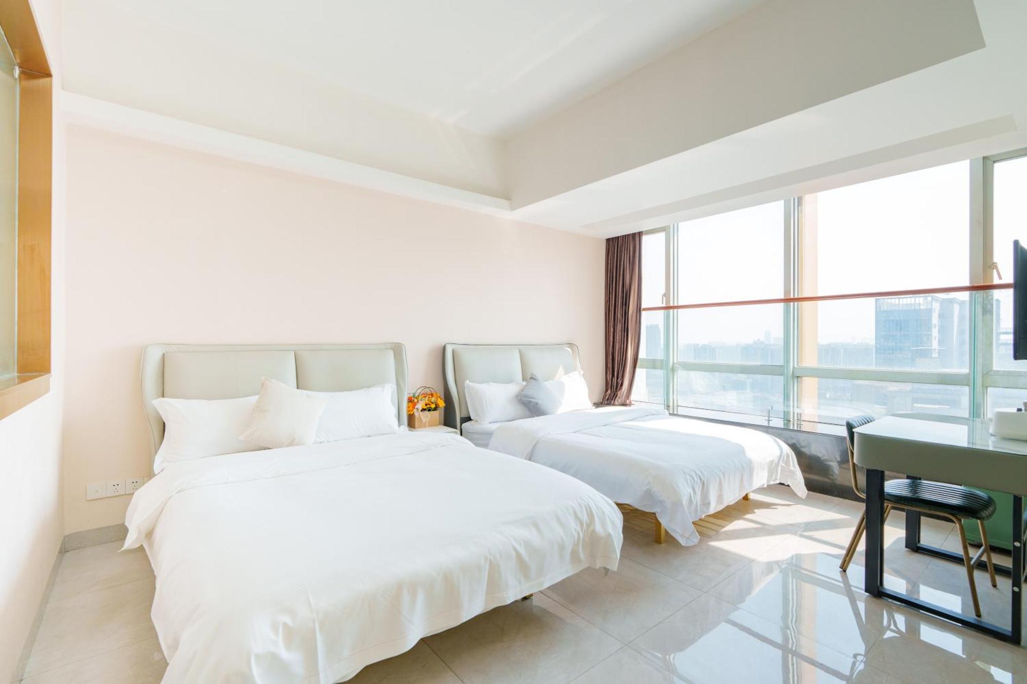 Sunny International Apartment From Beijing Road Kanton Zewnętrze zdjęcie