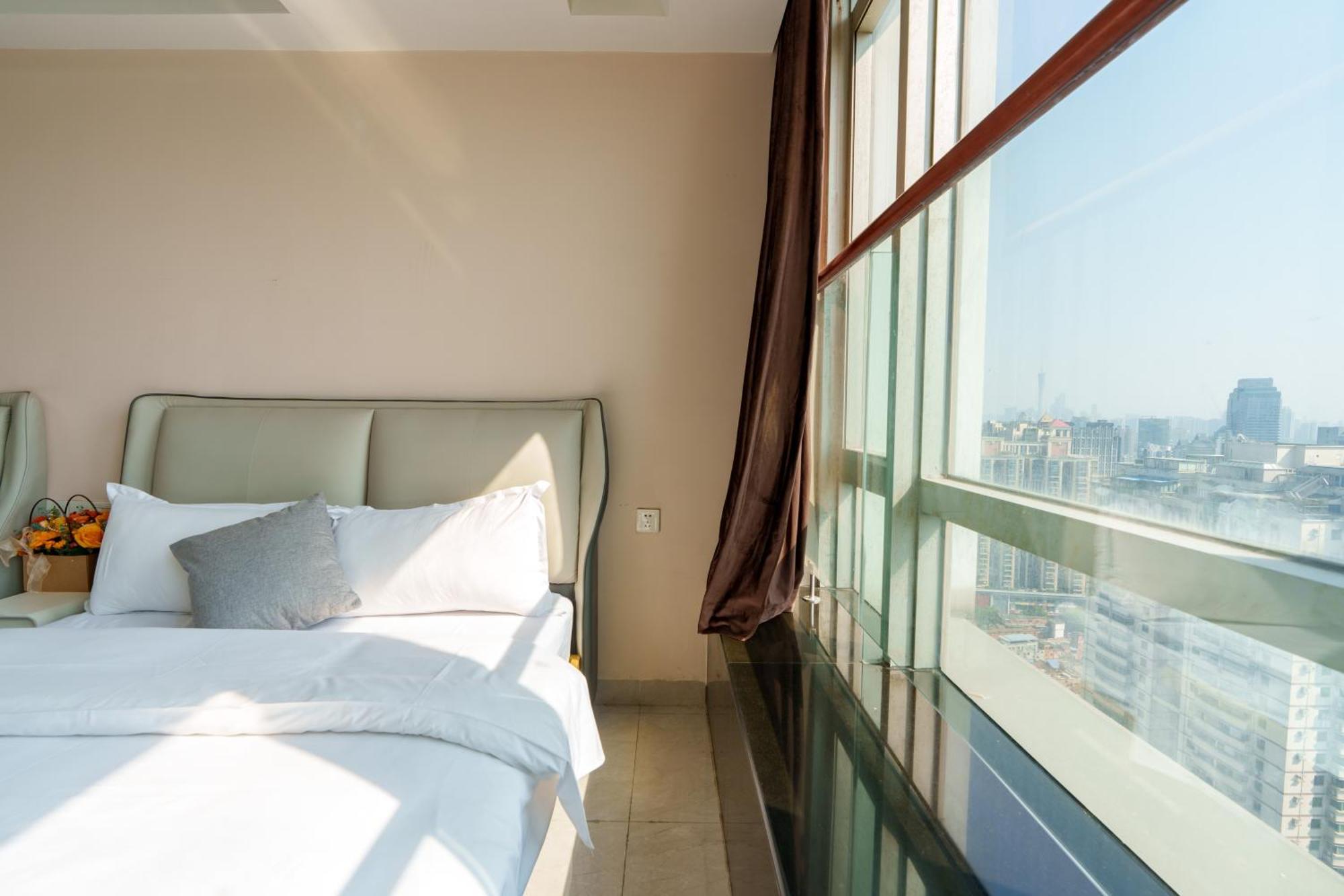 Sunny International Apartment From Beijing Road Kanton Zewnętrze zdjęcie