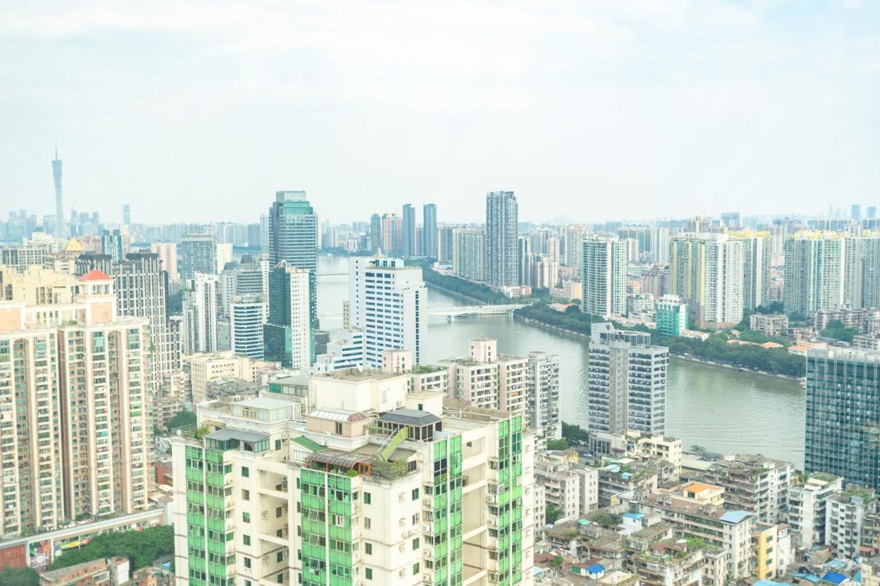 Sunny International Apartment From Beijing Road Kanton Zewnętrze zdjęcie